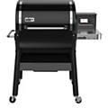Barbecue pellet        WEBER        Smokefire EX4 GBS black sur chariot, grille haute 61x21 cm, grille basse 65x45 cm