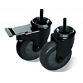 ACCESSOIRE        BIG GREEN EGG        boite 2 roues pour table acacia