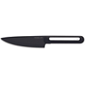 Couteau chef        LE COUTEAU DU CHEF        silicone manche - lame noir Blister Pegb