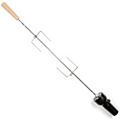 Ustensile barbecue        SOMAGIC        Kit tournebroche 66,5 cm pour barbecue