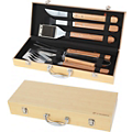 Ustensile barbecue        LE MARQUIER        MALETTE 6 USTENSILES BAMBOU