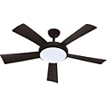 Ventilateur        FARELEK        WALLIS Noir  Ventilateur de plafond Ø132