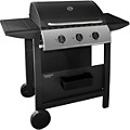 Barbecue gaz        LISTO        BGZ L1 noir 3 brûleurs sur chariot, 51x34 cm