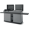 Chariot Plancha        FORGE ADOUR        Combi G NG 2 tablettes rabattables 2portes coulissantes