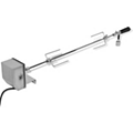 Broche à rotir        VIDAXL        avec moteur 900 mm Acier